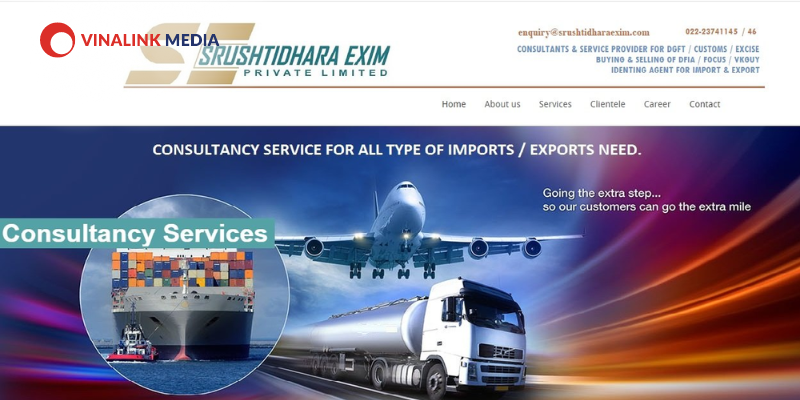 Mẫu Website Nhập Hàng Cho Công Ty Xuất Nhập Khẩu thu hút